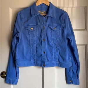 Michael Kors basics jean jacket oxford blu…